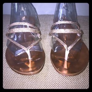 VINCE CAMUTO: Embellished flat sandal